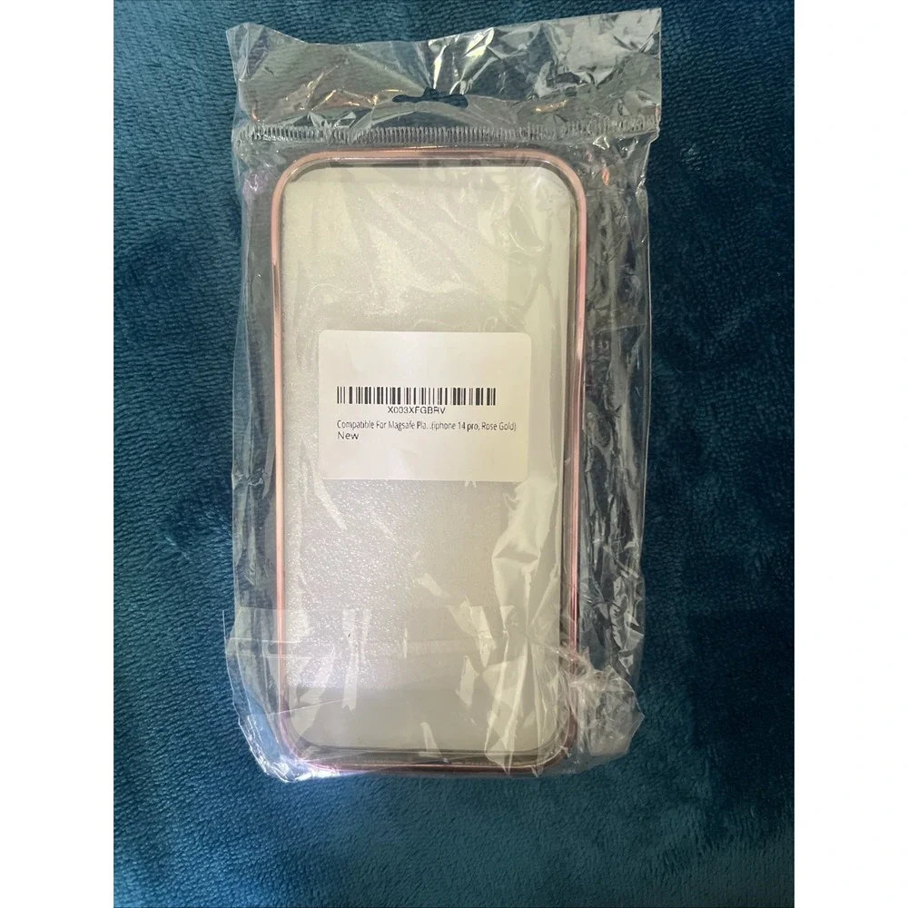 Shockproof Mag Safe TPU Case For iPhone 14 Pro .- ROSE GOLD